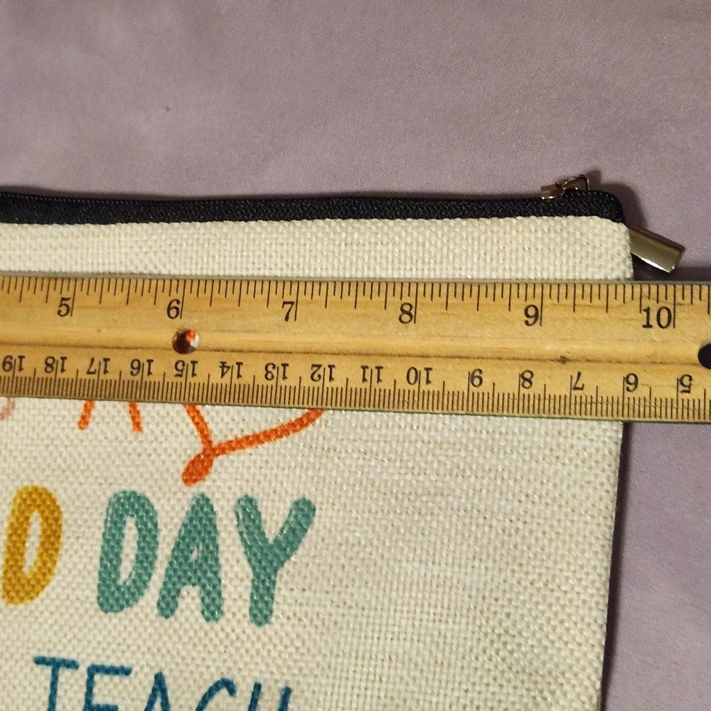 It's A Good Day To Teach Art Multi Purpose Makeup Bag Zipper Pouch Multicolor